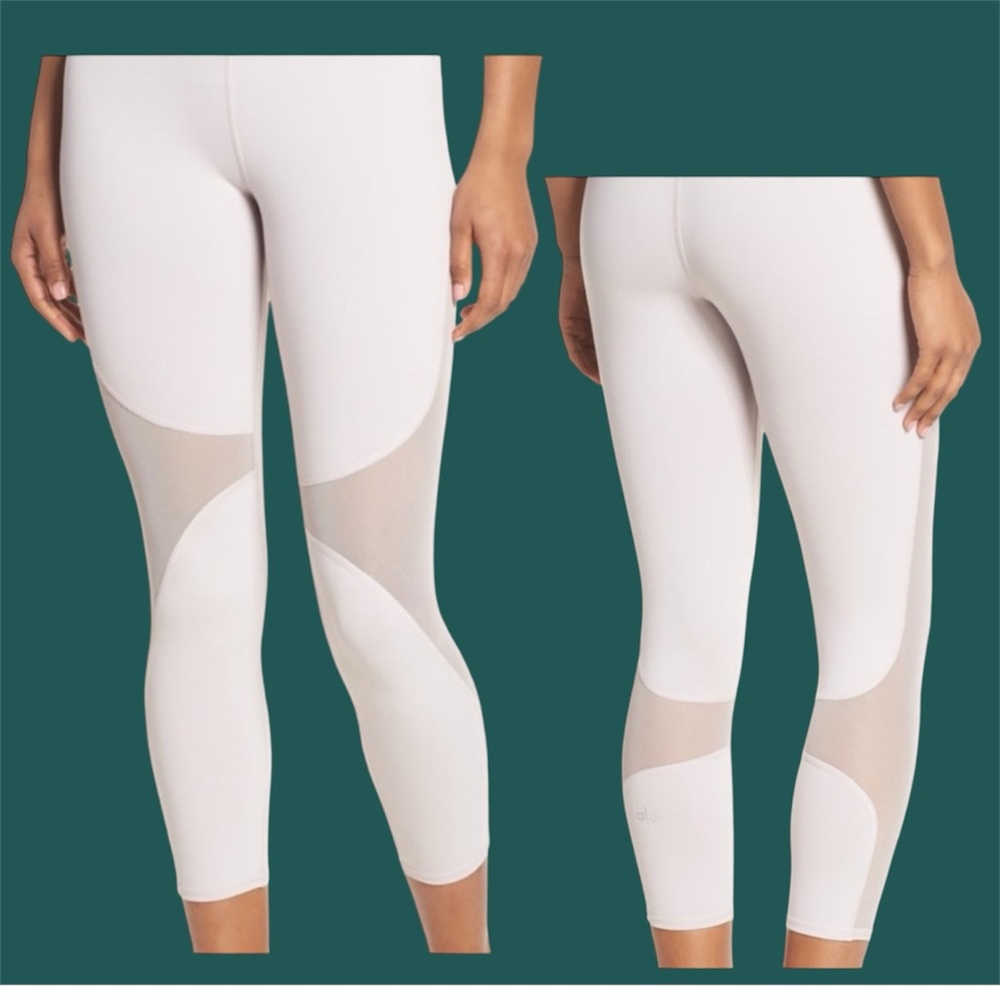 Alo yoga leggings rose color size small
